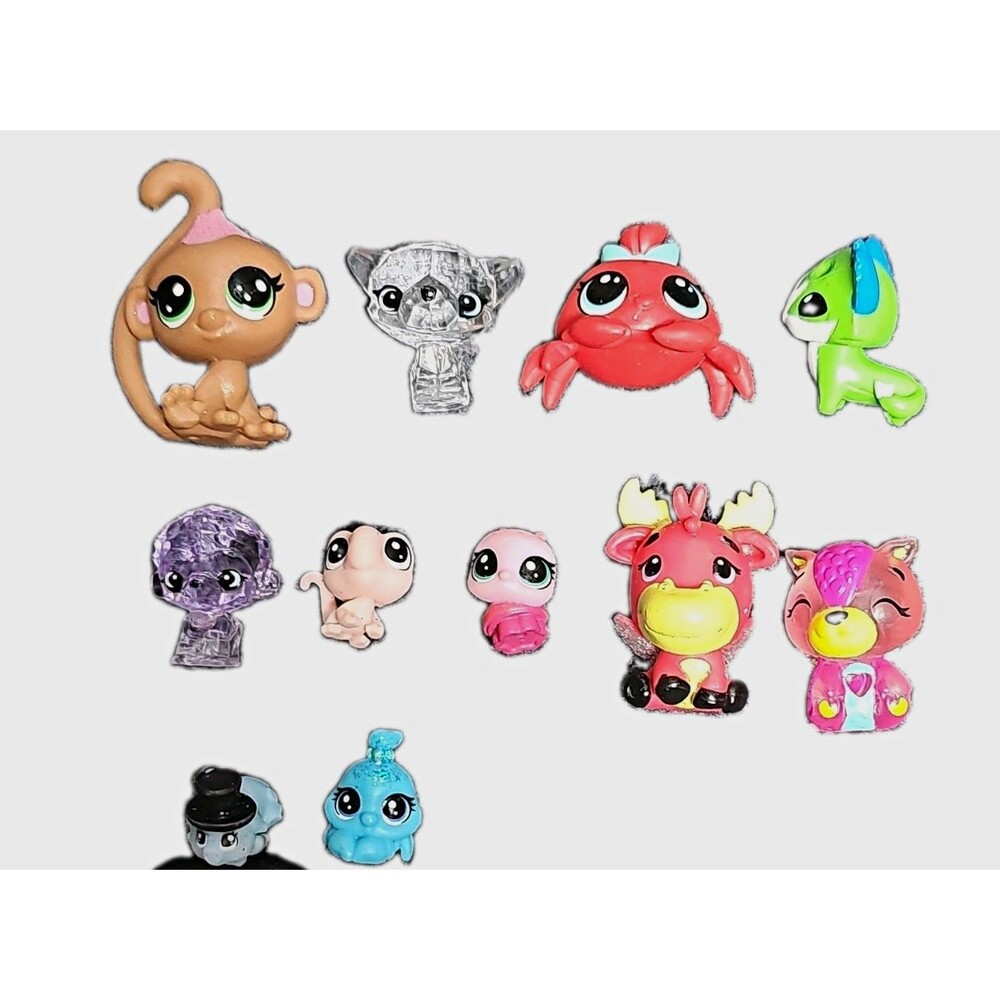 Littlest Pet Shop LPS Animal Mini Figures Mixed Assorted Animals Lot Of 11